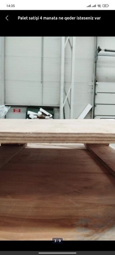 Palletlər, paddonlar: Məhsul: Kontrplakdan hazırlanmış ağır yüklər üçün sənaye palet — 10