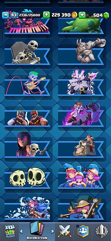 Другие игры и приставки: Clash Royale hesabı – yüksək kupa və zəngin kolleksiya - Kral — 9