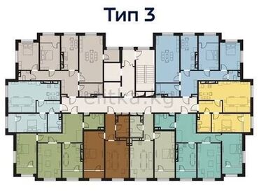 ош базар квартира керек: 3 комнаты, 87 м², Элитка, 3 этаж, Евроремонт