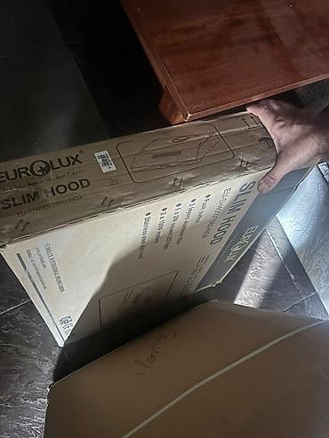 samovar satılır: Eurolux SLIM HOOD mətbəx aspiratoru. Qaz piltesi pakofka acılmayb — 2