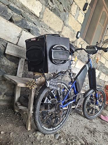 электро велосипед: Satır velosipet əla vəziyətdədi moped və mateskletlə də barter olunur — 7