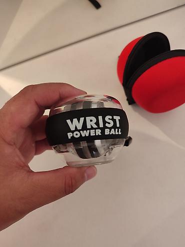 Спорт и отдых: Гиро-тренажер для кисти WRIST POWER BALL + чехлы б/у бишкек - Ручной — 3