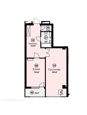 продаю квартиру в районе политех: 1 комната, 62 м², Элитка, 8 этаж, Евроремонт — 9