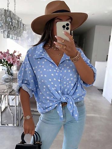 Košulje: Ženska košulja na tufne, ležernog kroja
2500 din — 3