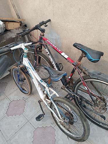 Dağ velosipedləri: İki ədəd velosiped dəsti - Ölçülər: biri 26" təkərli, digəri daha — 11