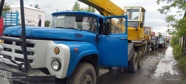 Kranlar: Kranlı yük maşını – ZIL şassi üzərində quraşdırılmış sarı oxlu — 5