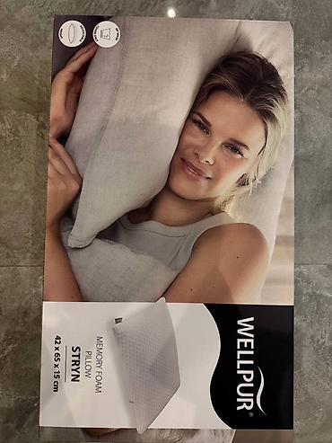 örtü: Подушка Jysk Stryn memory foam 42*65*15 Очень мало использовалась — 5