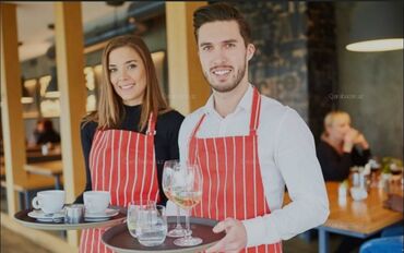 Inzibati heyət: Ofisiant tələb olunur, Kafe, Gündəlik ödəniş, İstənilən yaş, Təcrübəsiz