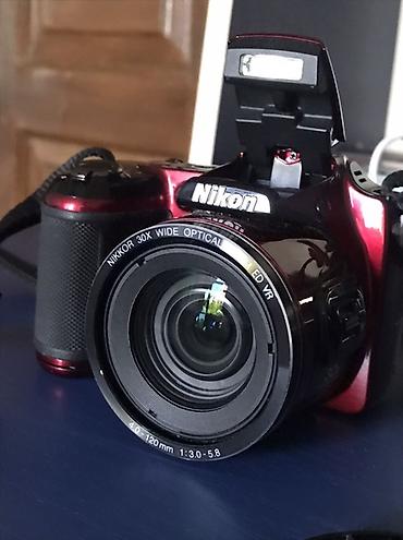 iphone x satis: Nikon COOLPIX L820 rəqəmsal fotoaparat - Rəng: Tünd qırmızı (bordo) — 1