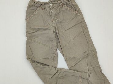 slim bottom jeans: Jeans, 10 years, 134/140, condition - Good