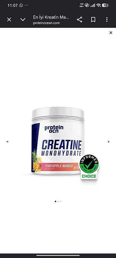 idman çantası: Kreatin Protein Ocean, Çəki: 201 - 500 g, Yeni — 2