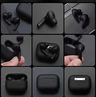 Qulaqcıqlar: Qara rəngli simsiz Bluetooth qulaqlıq və şarj qutusu. In-ear silikon — 5