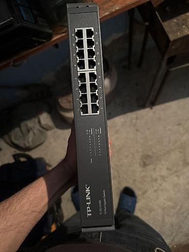 planset satisi: Yeastar VoIP şəbəkə avadanlığı + TP-Link TL-SG1016D 16-Port Gigabit — 2