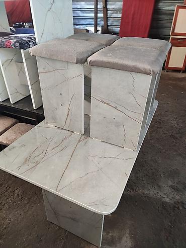 Кухонные столы: Столы со стульями на кухню Кухонный стол 4 табуретки из российкого — 8