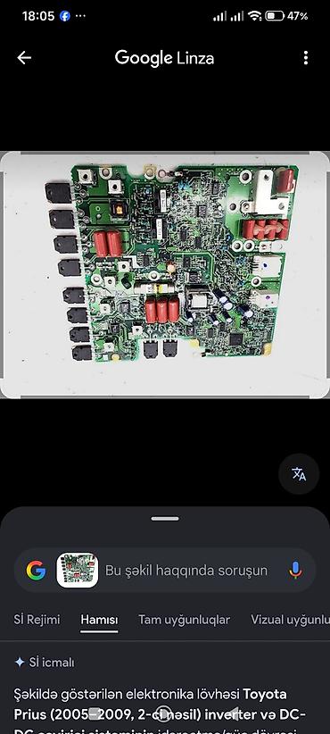 Toyota Prius (2005–2009, 2‑ci nəsil) üçün inverter və DC‑DC çevirici