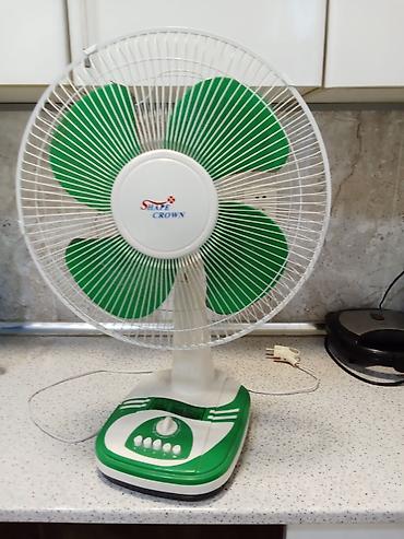 ventilator: Stolüstü ventilyator – Shape Crown - Rəng: yaşıl-ağ - Tip: elektrikli — 4