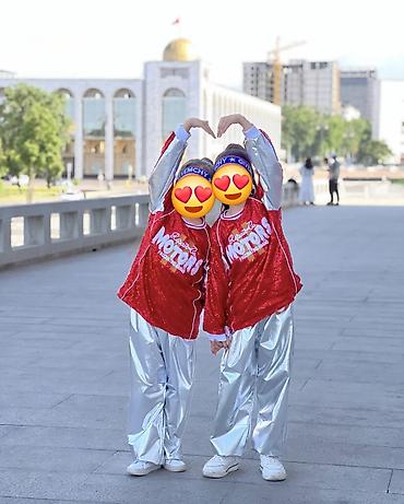 Жаш кыздардын көйнөктөрү: Детский сценический костюм для танцев/хип‑хопа Состав комплекта: - — 2
