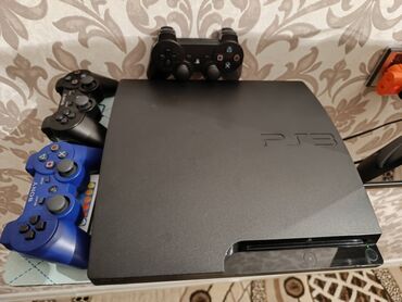 playstation 3 kontakt home: PS3 slim 500 GB ideal vəziyyətdə təmizlənib termo pasta dəyişilib