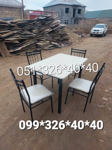 Sifarişlə masa və oturacaq dəstləri: Kvadrat masa, Qonaq otağı üçün, Dəhliz üçün, Yataq otağı üçün, 1 nəfər, Açılan, Azərbaycan, Zəmanətli — 23