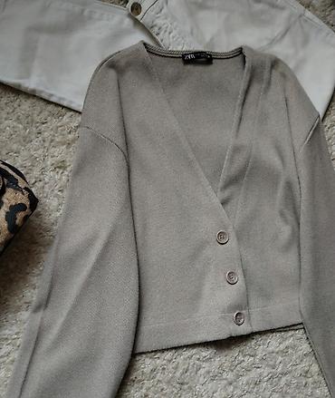 elegant 2000: ZARA dzemper kardigan u pesak boji. Veličina 38/M. Perfektno stanje ☆ — 5