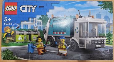 литература 5 класс азербайджан методическое пособие: Конструктор LEGO City Recycling Truck 60386, 5+ лет, 261 элементов