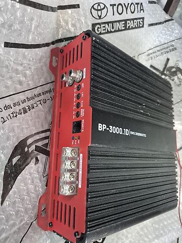 ses dinleyici: Avtomobil üçün monoblok güc gücləndiricisi – BP-3000.1D — 2
