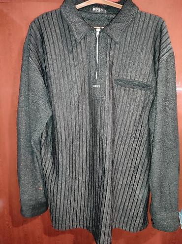 Демисезонные куртки: Куртка Джинсовая Новая,цвет черный слегка с потертостями, 48- — 5