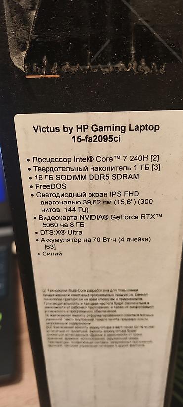 victus 16: HP Victus 15-fa2095ci oyun noutbuku. Əsas xüsusiyyətləri: - — 1
