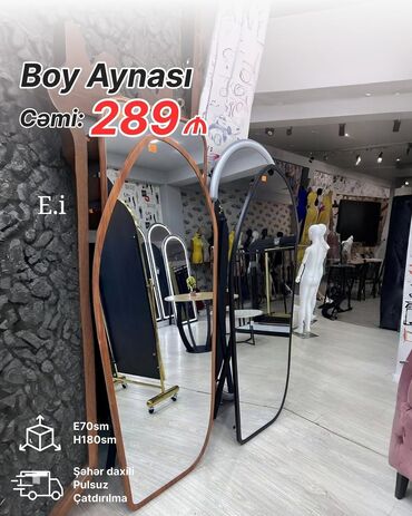 boydan ayna: *Boy aynası / Boy Güzgüsü* ✔️Zövqüzə uyğun bol çeşidli modellər