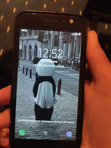 кнопочные телефон: Samsung Galaxy J2 Core, Б/у, 8 GB, цвет - Черный, 2 SIM