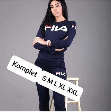 adidas trenerke veliki brojevi: Fila, S (EU 36), 2XL (EU 44), L (EU 40), Print, Single-colored