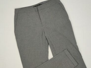 stradivarious cargo: Zara, Material trousers for women, S (EU 36)