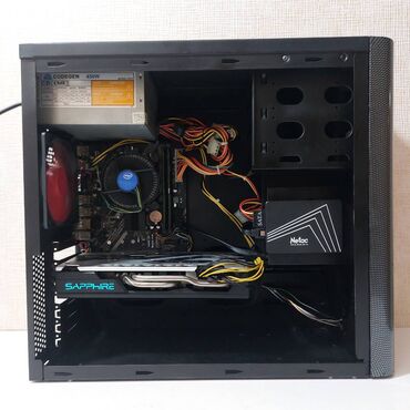 i̇pad 8: Oyun üçün Kompüter "Gaming Core i5 3470 RX570 4GB” ⭐Tək Sistem Bloku –