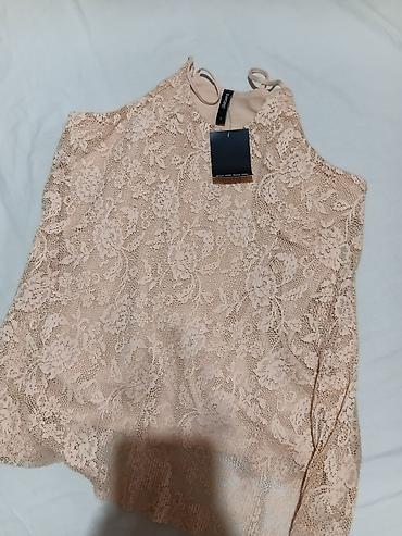 Kompleti: Ženski komplet – 3 topa + rajf - Elegantan krem bezrukavnik sa — 8