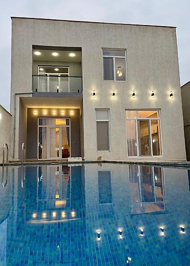 Həyət evləri və villaların satışı: Bağ evi kirayə verilir, Merdekan Mərdəkanda yerləşən isti, hovuzlu bağ — 1