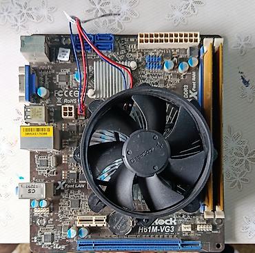 70 сом: ПК үчүн энелик плата, Колдонулган, ASRock, LGA1155, Micro-ATX — 1