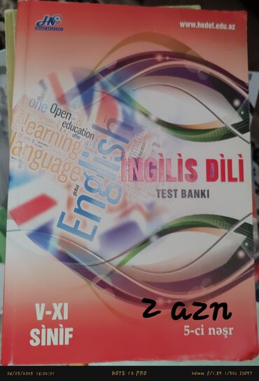 dim informatika test toplusu: İçi təmizdir.Qiymətləri üzərində yazılıb