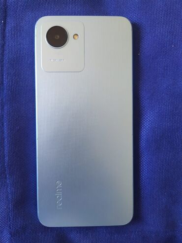 satiliq telefonlar: Realme 32 ГБ, цвет - Синий, Сенсорный, Отпечаток пальца, Две SIM карты