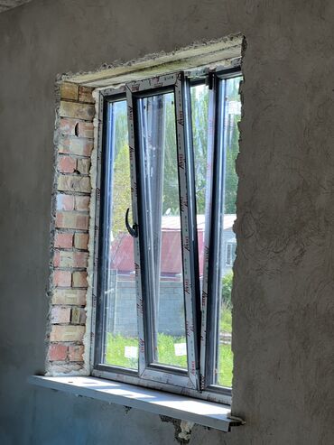 вырезать окно в кирпичной стене цена: Пластиковые окна на заказ, Форточка, Витражные, Балконные, Бесплатная установка, Без рассрочки