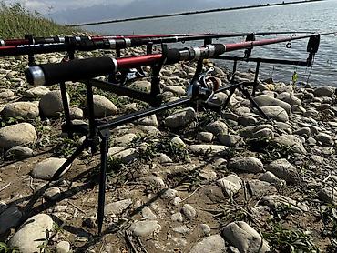 военные сетки: Род-под для рыбалки на 3 удилища - Компактная стойка-родпод для — 3