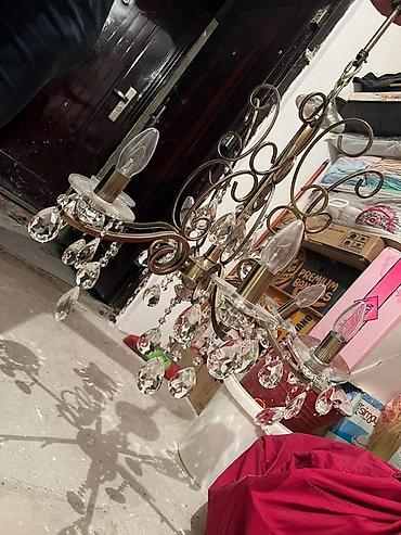 şam qiymətləri: Çılçıraq, 5 lampa, Metal — 1