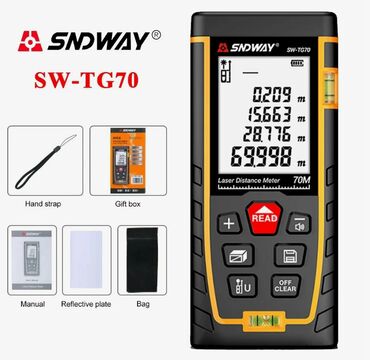 станок для лазерной заточки ножей: Лазерный дальномер 70 м SNDWAY SW-TG70 . функции: измерение