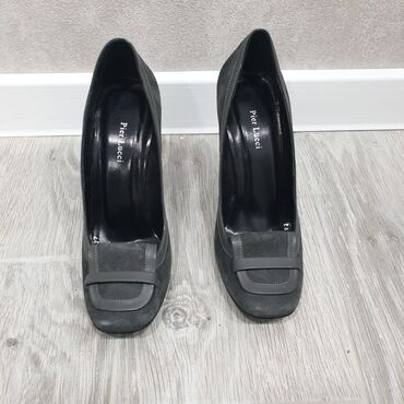 женские туфли со шнурками: Туфли, Размер: 37, цвет - Серый, Новый