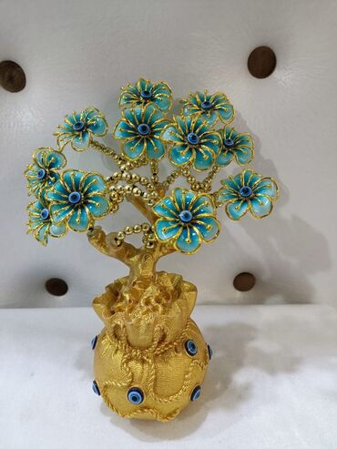 Göz muncuğu: Dékór gullér,suvenír.qutuda verílír Catdírílma metrolara púlsuz — 5
