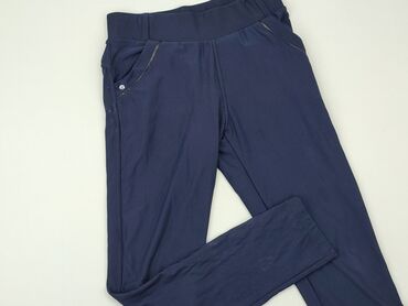 spodnie dresowe oliwkowe: Trousers, S (EU 36), condition - Good