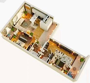 kausar: 3 комнаты, 108 м², Джал-29 Элитка, 10 этаж, Свежий ремонт — 3