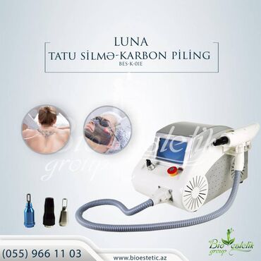 kosmetoloji avadanliqlarin satisi: Karbon Lazer (Carbon Lazer) Tato silmə cihazı Göstərişlər: -Dərinin