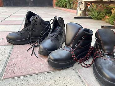 safety jogger: Məhsul: Qara rəngli işçi/ təhlükəsizlik çəkmələri (2 model, 2 cüt) — 4