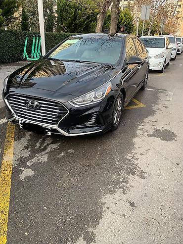 Hyundai: Hyundai Sonata sedan - Korpus rəngi: qara, xrom detallı iri ön — 6