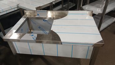 Nerjaveykalar: Paslanmayan poladdan (inox) istehsalat tipli lavabolar və iş masaları — 8